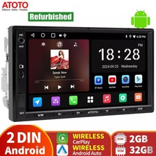 ATOTO Android 7" Car Stereo 2DIN GPS CarPlay Wireless & Android Car Wireless