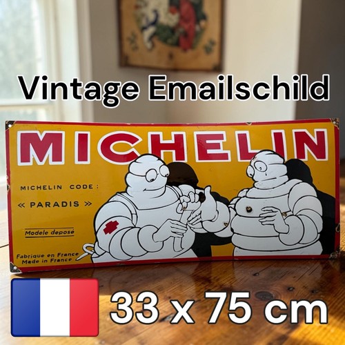 Vintage michelin plaque - michelin,