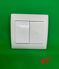 Lot de 7 Interrupteurs Volet Roulant - Bouton Inverseur