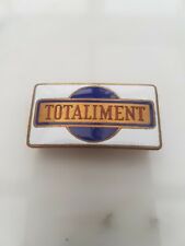  antique badge enamelled plate totally decor 3x1.8cm loft