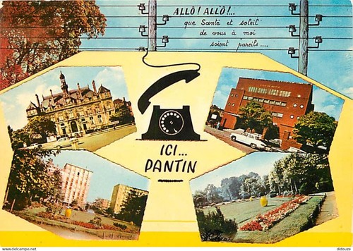 Carte postale pantin - carte,