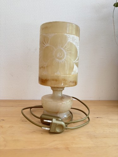 Ancienne lampe albâtre - ancienne,
