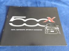 catalogue fiat 500 X