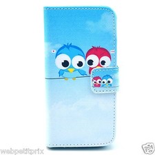 ETUI PORTEFEUILLE OISEAUX