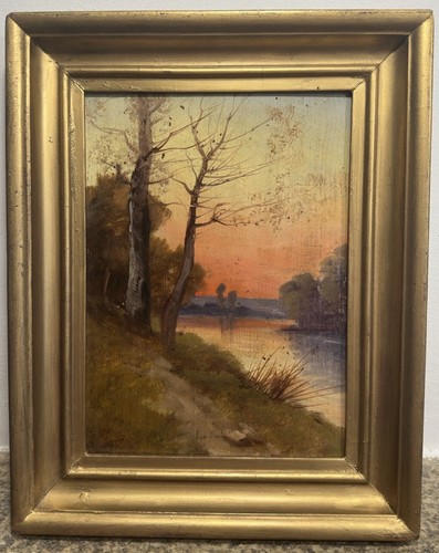 Paysage crépuscule - au,