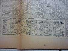 TINTIN / JOURNAL  LE SOIR  NUM  181 /  3   AOUT    1944 /   7  BOULES  CRISTAL