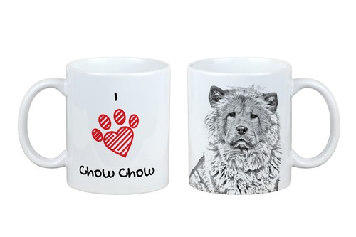 Chow tasse avec chien - chow,