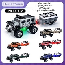 1:64 Dual-Mode 2.4G Mini Jeep RC Car Cruise Control Simulation Off-Road Vehicle