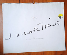 calendar 1980 J . H . Lartigue Bussière Arts Graphic Photos