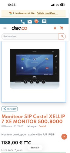 Castel monitor moniteur - castel,