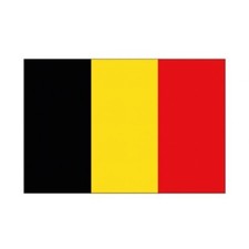 Autocollant Drapeau Belgium