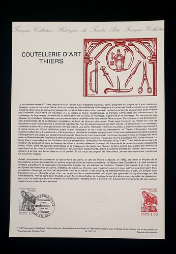 Document philatelique - document,