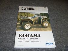 2002 2003 2004 Clymer Yamaha Grizzly 660 Quad ATV Service Repair Manual M285