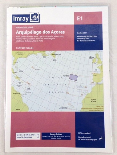 Carte marine imray iles - carte, de