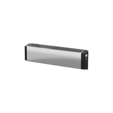 Convecteur électrique 1000W façade acier inoxydable mural 753x208x123mm à comma