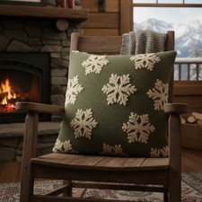 Coussin décoratif en laine