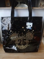 Sac fourre tout noir brillant