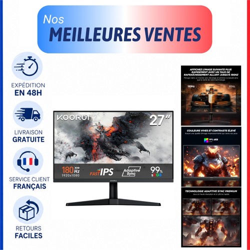 Koorui écran gamer 27 - pc,
