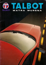Talbot Matra Murena 1981-1982 Swiss Market Sales Brochure In German 1.6 & 2.2