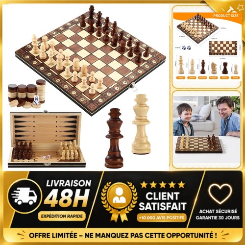 Jeu échecs magnétique en - 3,