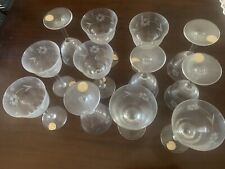12 Verres  Cristal Villeroy Et