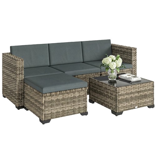 Ensemble meubles jardin rotin