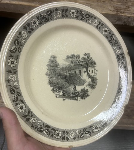 Boch faïence fine assiette - faïence,