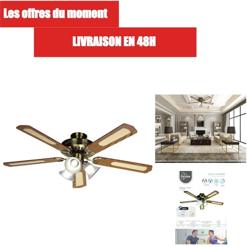 Ventilateur plafond farelek - de,