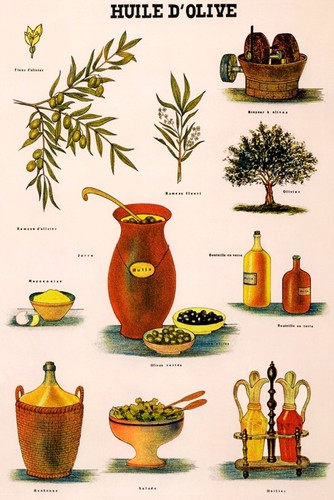 Huile olive - d'olive, oil