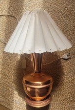 Superbe Lampe De Table En Cuivre Années 50 - Moderne scandinave.