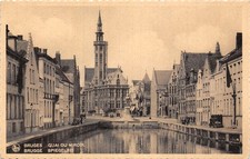 BELGIUM BRUGES QUAI DU MIROIR