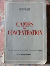 OLD BOOK CONCENTRATION CAMPS DOCUMENT YEAR 45