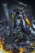 ALEXANDRE GRANGER - WAR MACHINE - 1/10 - 63,5x93,5cm street art geek GOLDORAK