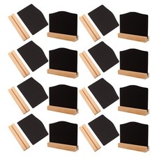  16 Pcs Tableau Craie Mural Mini Enseignes De Noir Étiquettes Buffet Nourriture