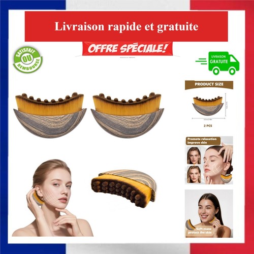 Brosse drainage lymphatique - brosse,