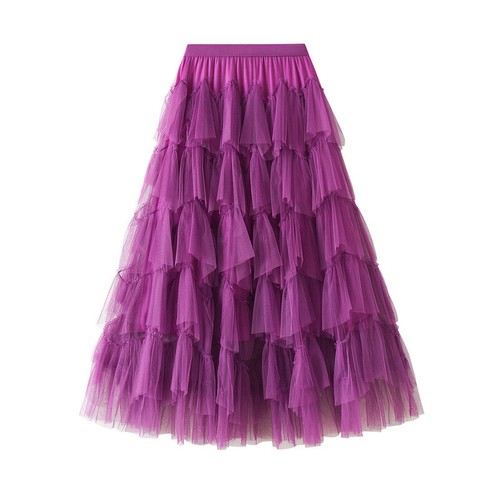 Femme superposé ruffles jupe - femme,