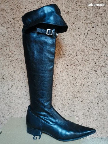 Cuissardes bottes cuir femme - cuissardes,