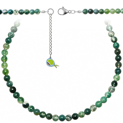 Collier agate mousse - agate,