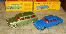 FIAT 1800 STATION WAGON & OPEL KAPITAN CARS -DINKY TOYS REPRODUCTIONS-DeAGOSTINI