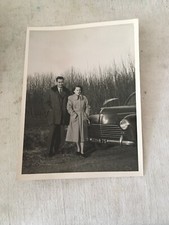 Ancienne Photo Couple Devant