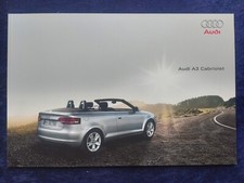 Audi A3 convertible brochure 1.2008 with colours and upholstery