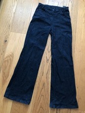 FUSALP BRIDGET PALAZZO PANTS WOMEN'S DENIM SNOW SKI SELVAGE JEANS EU 42 27x34"