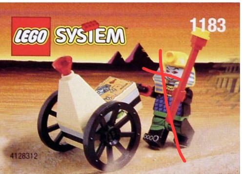 Lego 1183 3021 mummy - lego, and