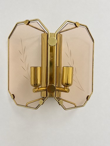 Luminaire doré art déco - doré,