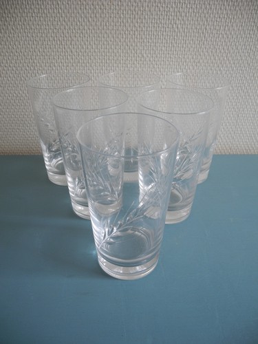 Verres orangeade cristal - orangeade,