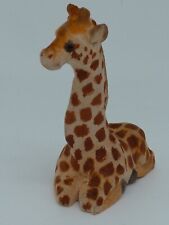 FIGURINE ANCIENNE NEUVE EN BOIS SCULPTURE BOIS ANIMAL GIRAFE N° 4
