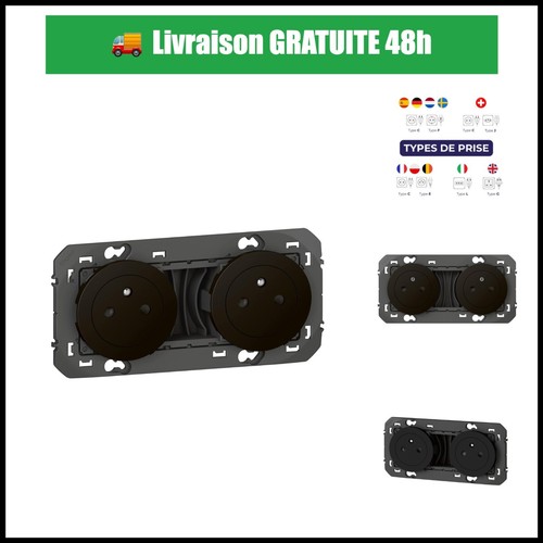 Legrand prise double murale - prise,