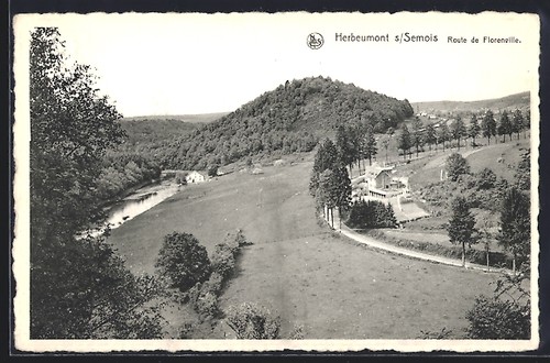 Cpa herbeumont semois - cpa, route