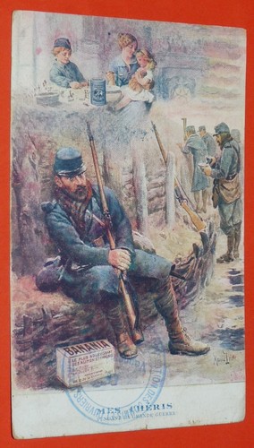 Cpa carte postale banania - cpa,