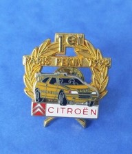 Pin's Citroen 1st PARIS BEIJING 1992 Arthus Bertrand Paris 